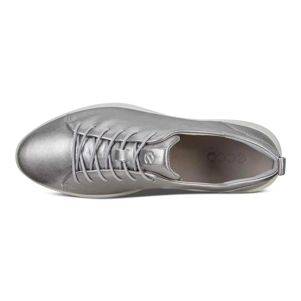 Womens Sneakers - ECCO Flexure Runner - Silver - 1793XCZTN